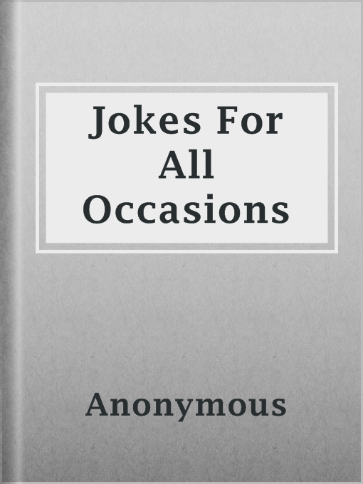 Title details for Jokes For All Occasions by Anonymous - Available